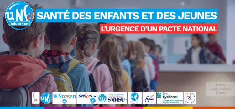 Santé des enfants et des jeunes : je signe la pétition de l’UNSA Education