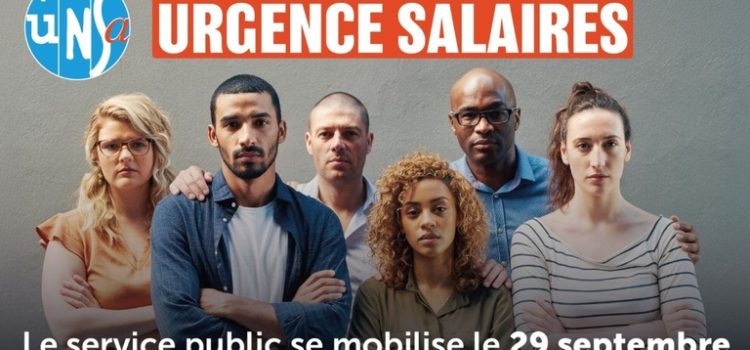 Pour les salaires des agent⋅es : en grève et en manifestation le 29 septembre !